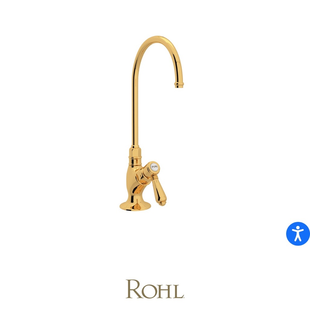 Rohl Luxury Filtered Water Spout in Inca Brass